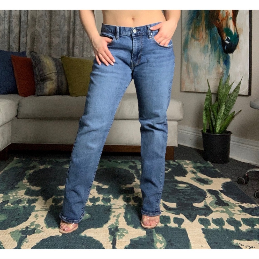 Gap Slim Straight Boyfriend Jeans